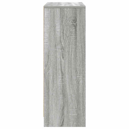 Sideboard with Drawers and Doors Grey Sonoma 73x31x90 cm
