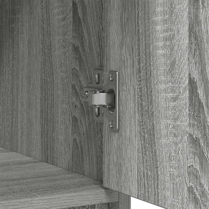 Sideboard with Drawers and Doors Grey Sonoma 73x31x90 cm
