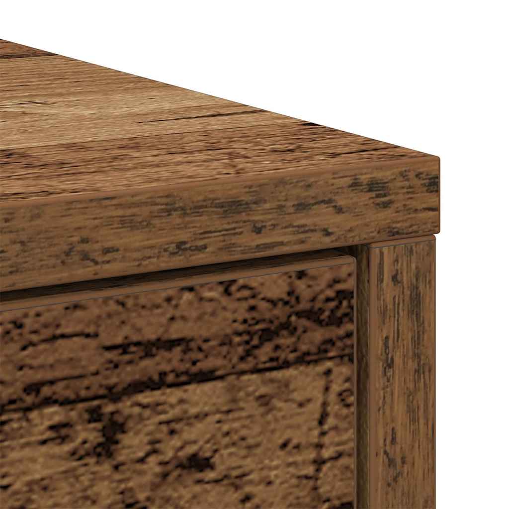 Sideboard with Drawers and Doors Old Wood 73x31x90 cm