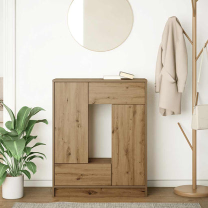 Sideboard with Drawers and Doors Artisan Oak 73x31x90 cm