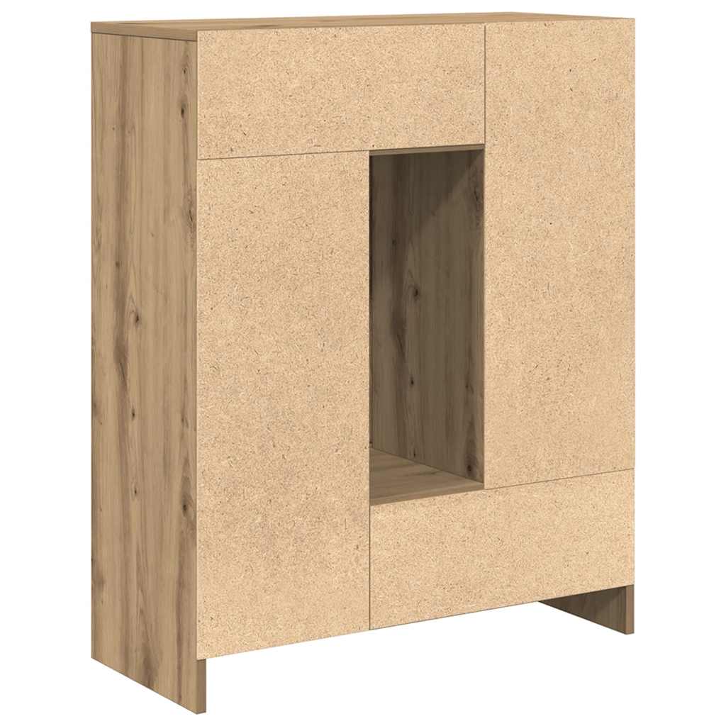 Sideboard with Drawers and Doors Artisan Oak 73x31x90 cm
