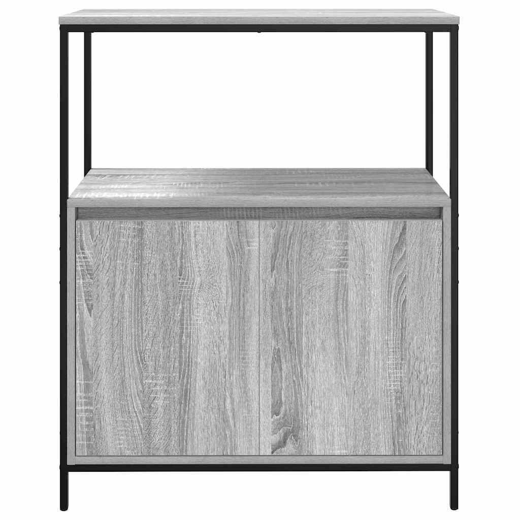 Bathroom Cabinet with Shelves Grey Sonoma 76.5x35x95 cm