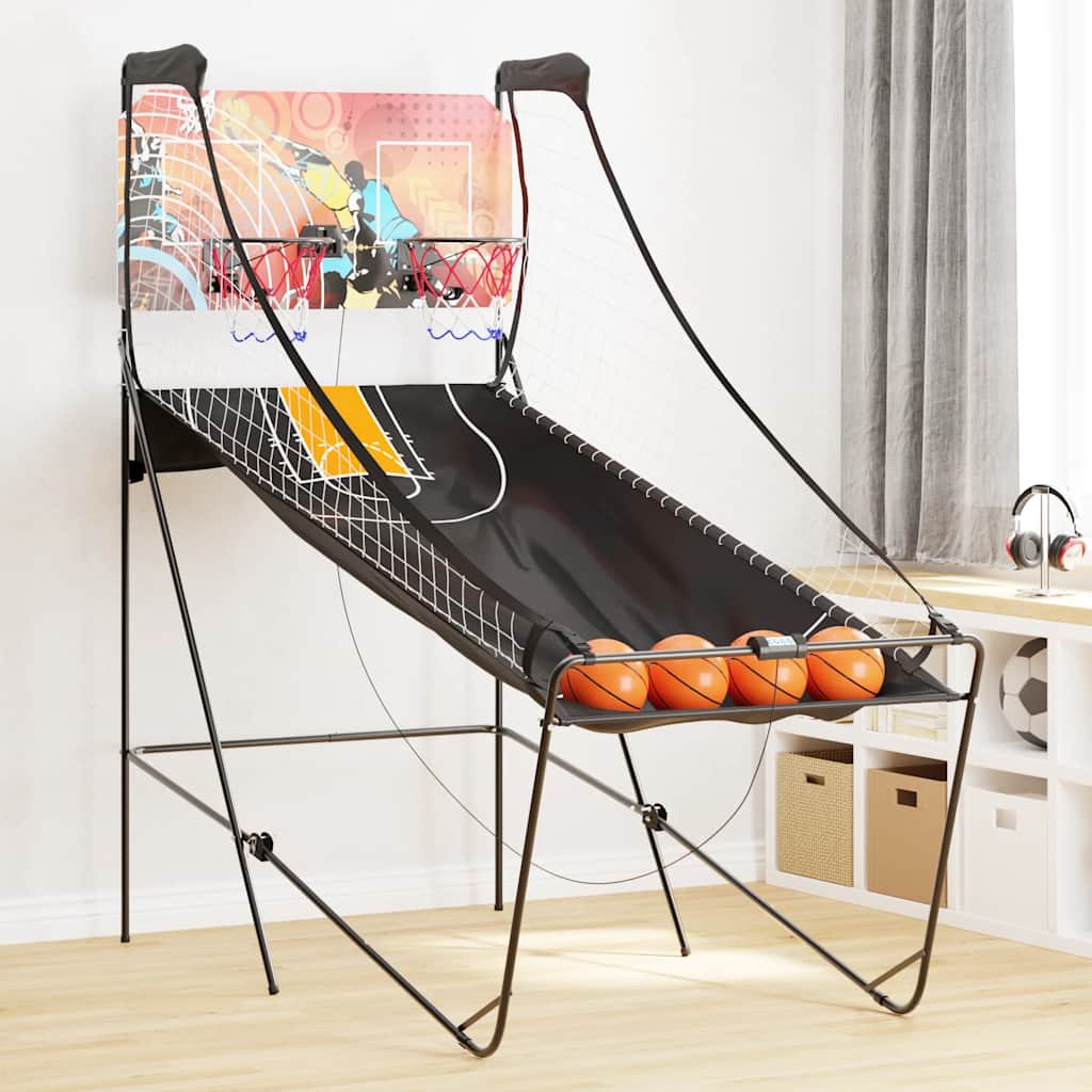 Basketball Arcade Machine with 4 Balls for 2 Players