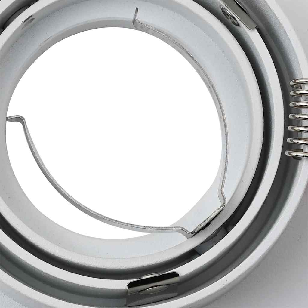 Spotlight 6 pcs White 9 x 9 x 2 cm Aluminium