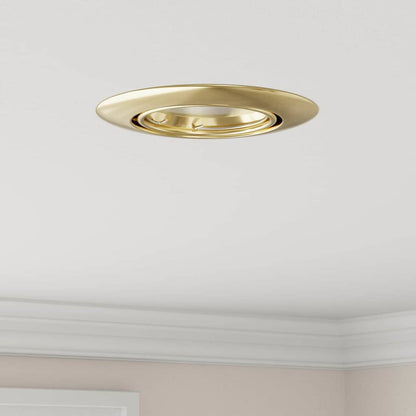 Spotlight 6 pcs Gold 9 x 9 x 2.5 cm Metal