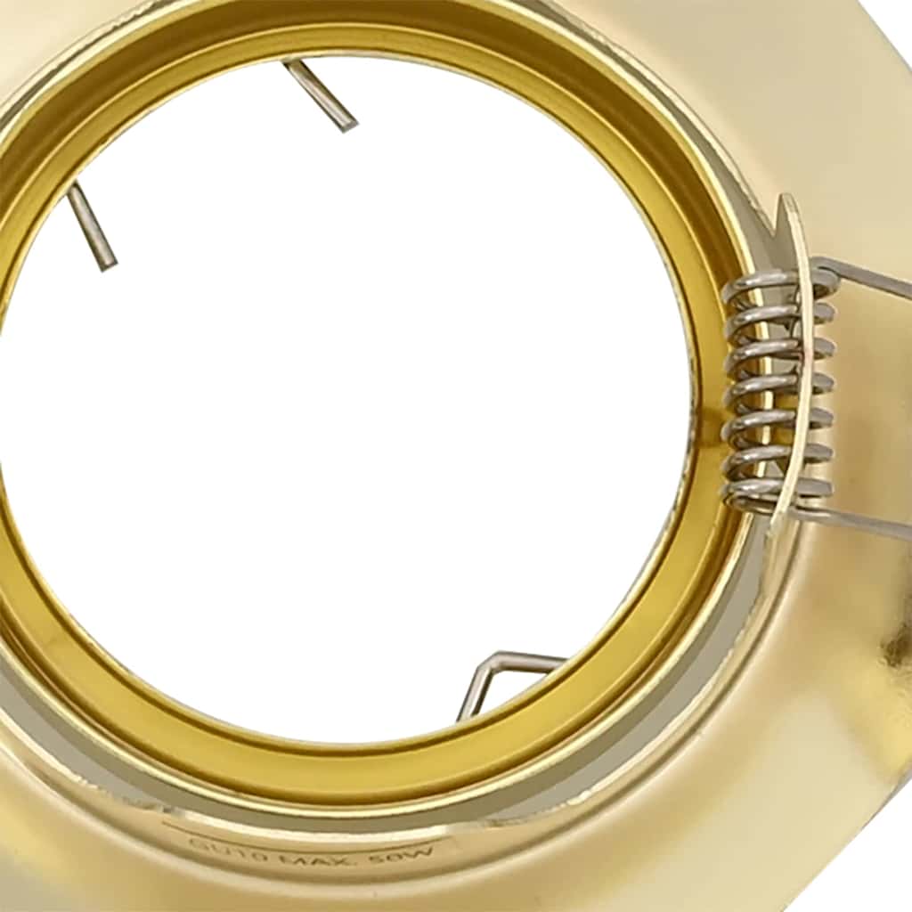 Spotlight 12 pcs Gold 9 x 9 x 2.5 cm Metal