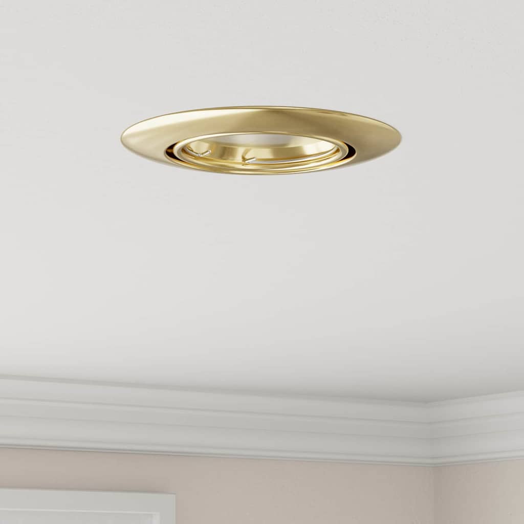 Spotlight 12 pcs Gold 9 x 9 x 2.5 cm Metal