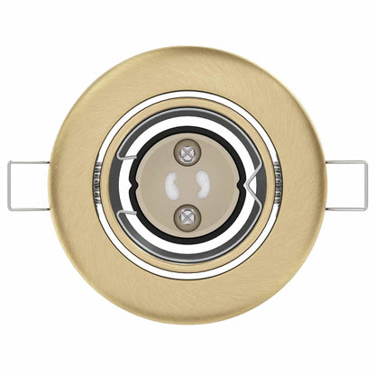 Spotlight 6 pcs Brass 9 x 9 x 2.5 cm Metal