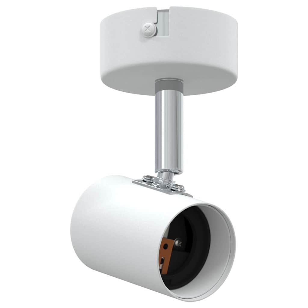 Ceiling Spotlight with Spotlights White 6.5 x 6 x 11.5 cm Metal