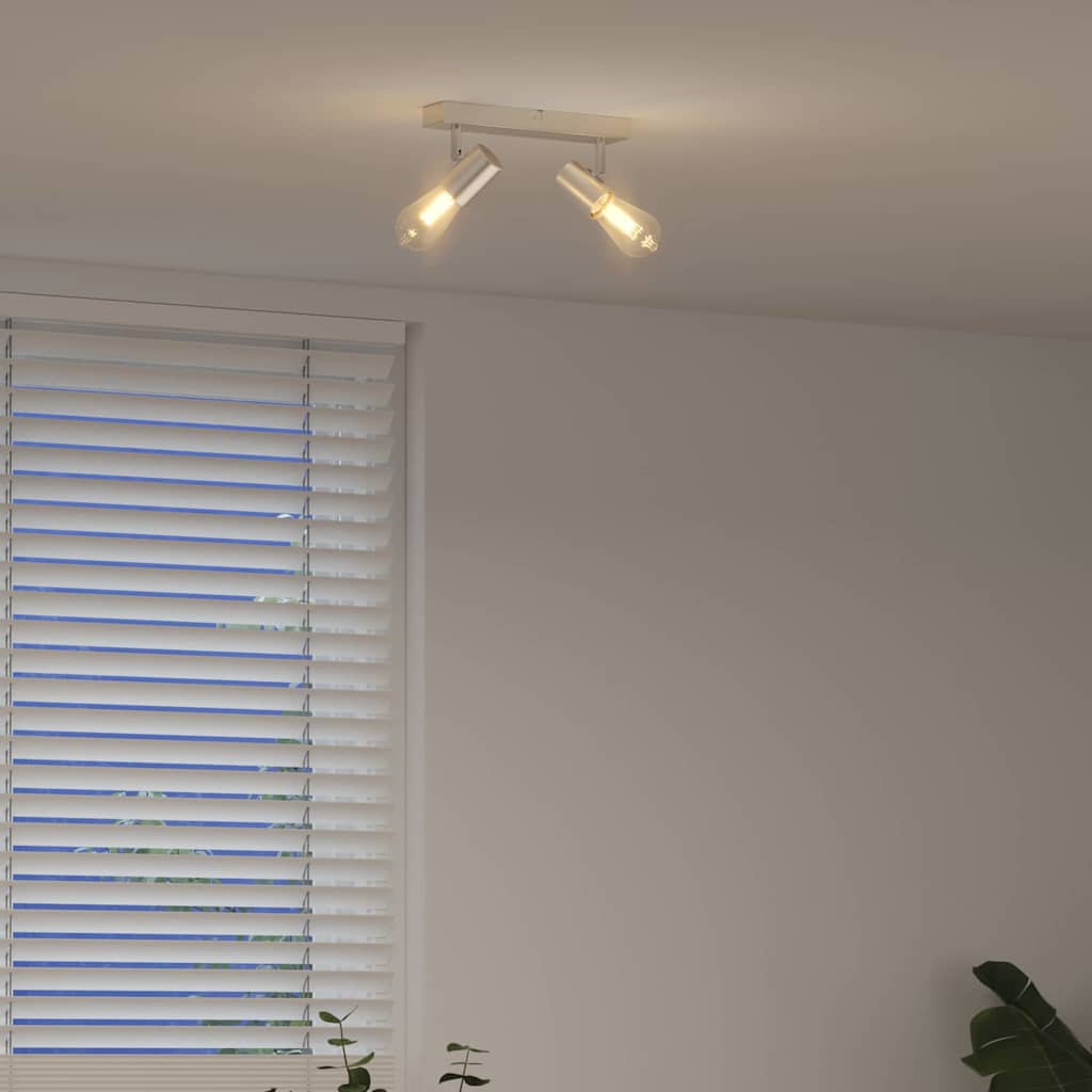 Ceiling Spotlight Nickel 26 x 6.5 x 11.5 cm Metal