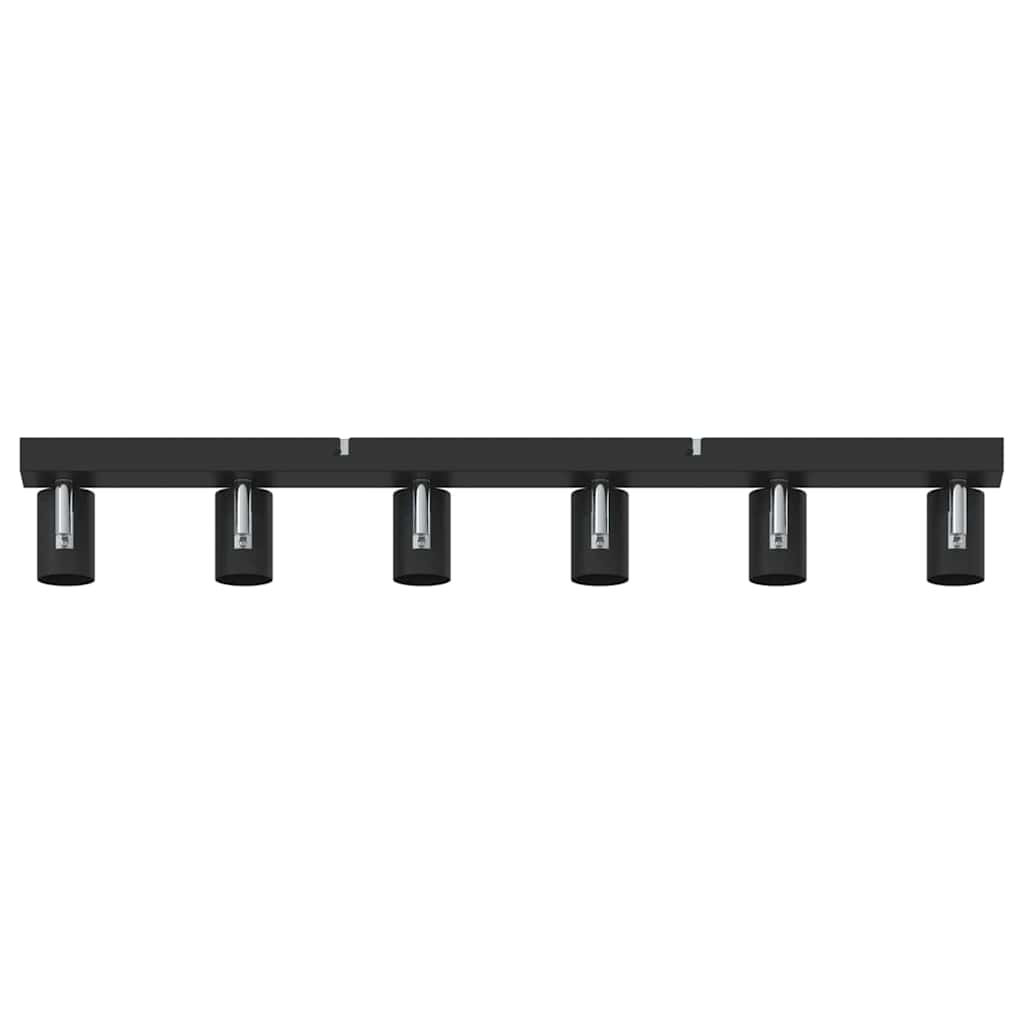 Ceiling Spotlight Black 73 x 6.5 x 11.5 cm Metal