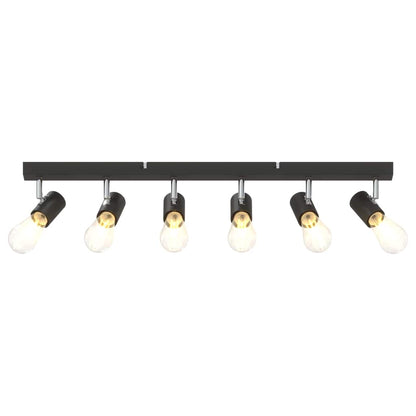 Ceiling Spotlight Black 73 x 6.5 x 11.5 cm Metal