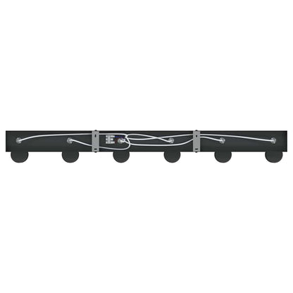 Ceiling Spotlight Black 73 x 6.5 x 11.5 cm Metal