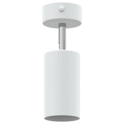 Ceiling Spotlight with Spotlights White 6 x 6 x 16 cm Metal