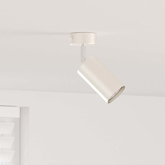 Ceiling Spotlight with Spotlights Nickel 6 x 6 x 16 cm Metal