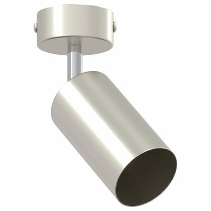 Ceiling Spotlight with Spotlights Nickel 6 x 6 x 16 cm Metal