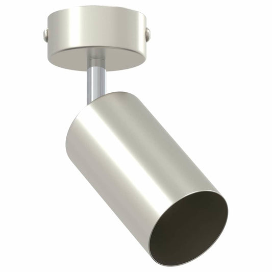 Ceiling Spotlight with Spotlights Nickel 6 x 6 x 16 cm Metal