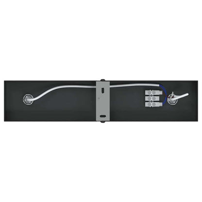 Ceiling Spotlight with Spotlights Black 26 x 6 x 16 cm Metal