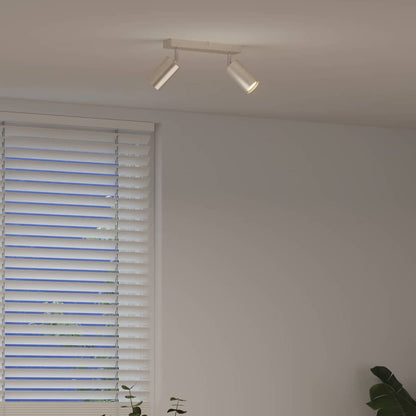 Ceiling Spotlight with Spotlights Nickel 26 x 6 x 16 cm Metal