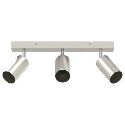 Ceiling Spotlight with Spotlights Nickel 38 x 6 x 16 cm Metal