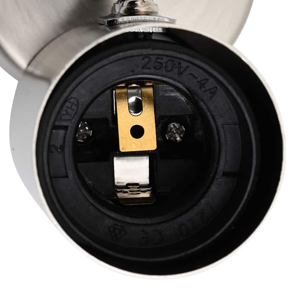 Ceiling Spotlight with Spotlights Nickel 26 x 26 x 16 cm Metal