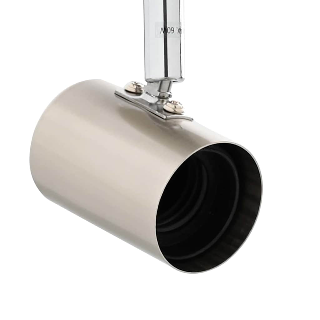 Ceiling Spotlight with Spotlights Nickel 26 x 26 x 16 cm Metal