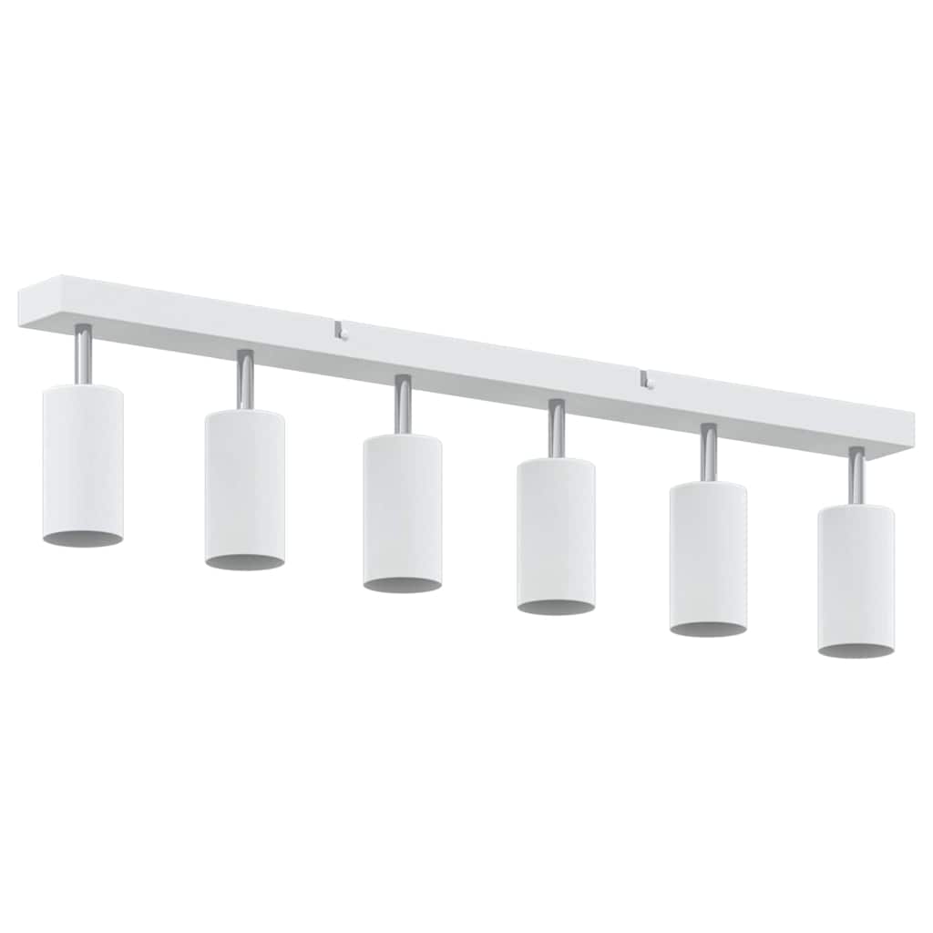 Ceiling Spotlight with Spotlights White 73 x 6 x 16 cm Metal