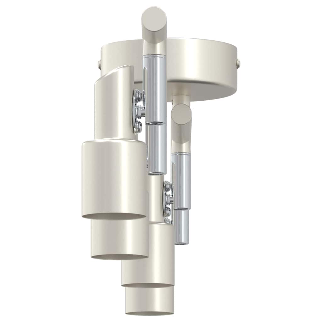Ceiling Spotlight with Spotlights Nickel 70 x 9 x 12.5 cm Steel