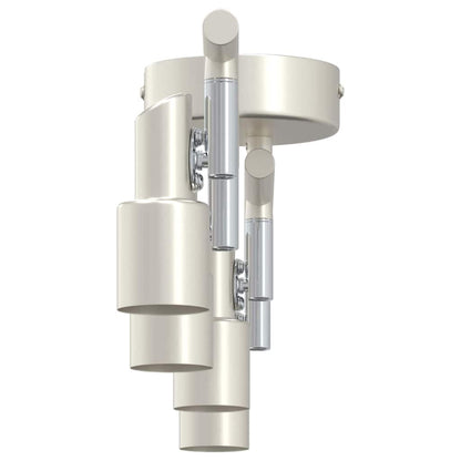 Ceiling Spotlight with Spotlights Nickel 70 x 9 x 12.5 cm Steel