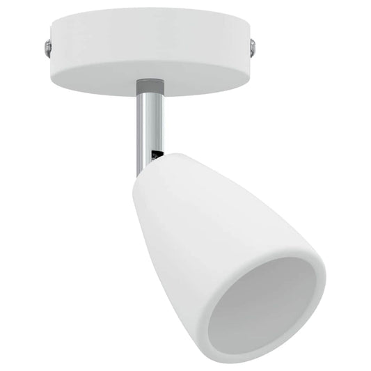 Ceiling Spotlight with Spotlights White 8 x 8 x 14 cm Metal