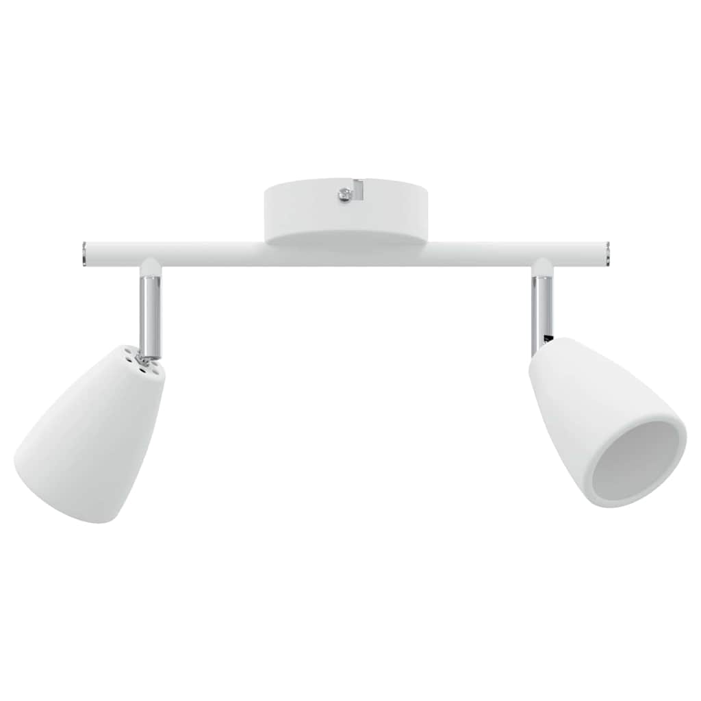 Ceiling Spotlight with Spotlights White 25.5 x 8 x 16 cm Metal