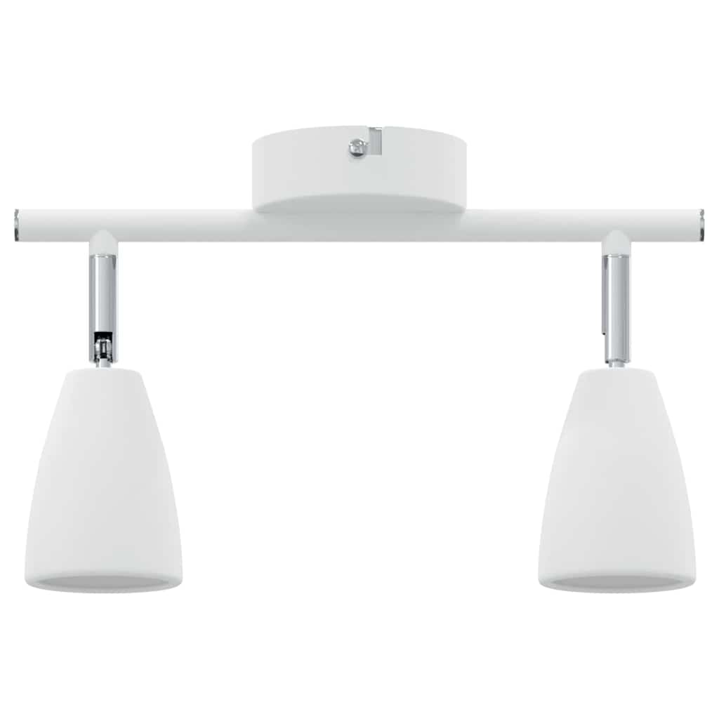 Ceiling Spotlight with Spotlights White 25.5 x 8 x 16 cm Metal