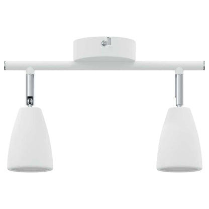 Ceiling Spotlight with Spotlights White 25.5 x 8 x 16 cm Metal