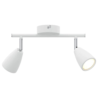 Ceiling Spotlight with Spotlights White 25.5 x 8 x 16 cm Metal