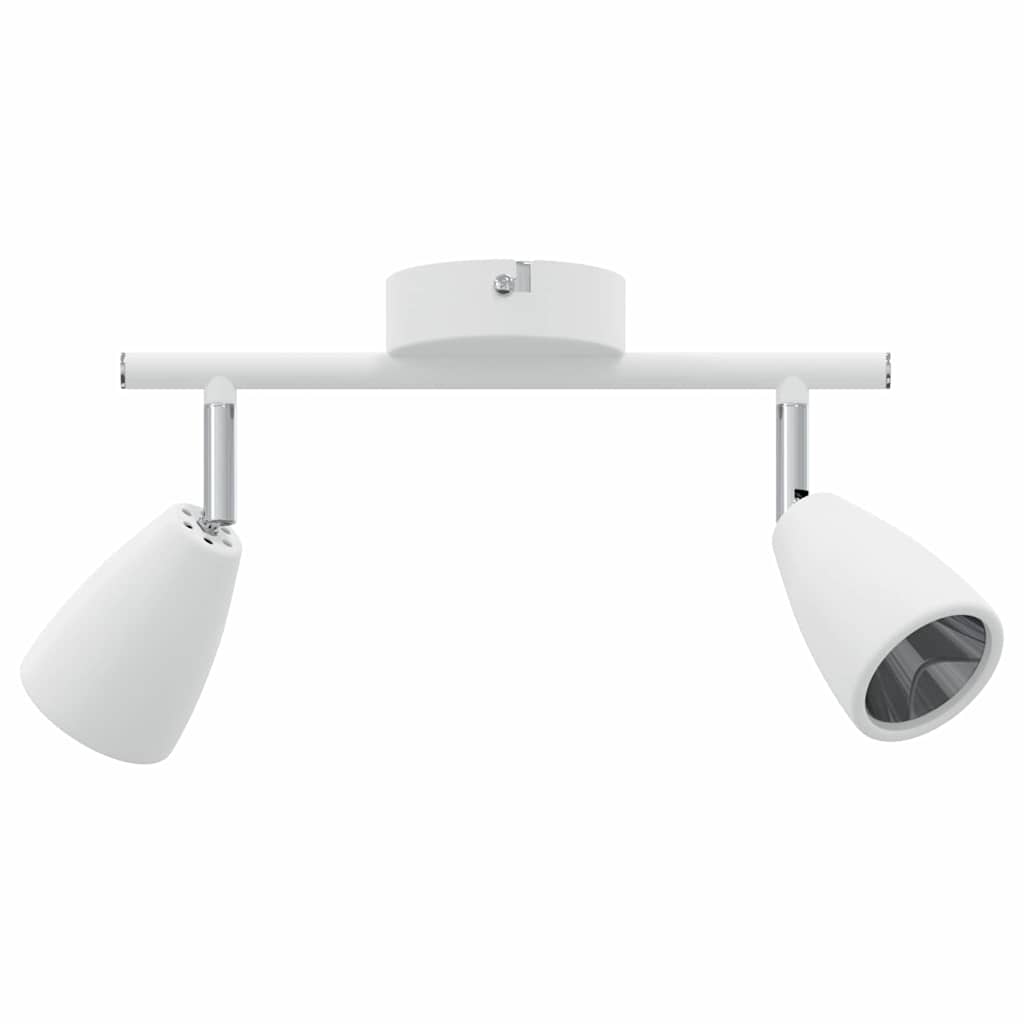 Ceiling Spotlight with Spotlights White 25.5 x 8 x 16 cm Metal