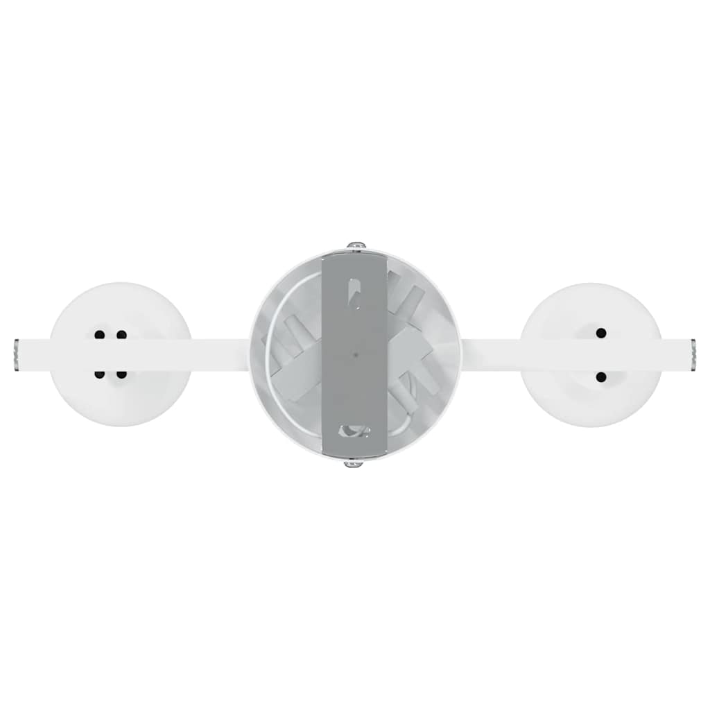 Ceiling Spotlight with Spotlights White 25.5 x 8 x 16 cm Metal