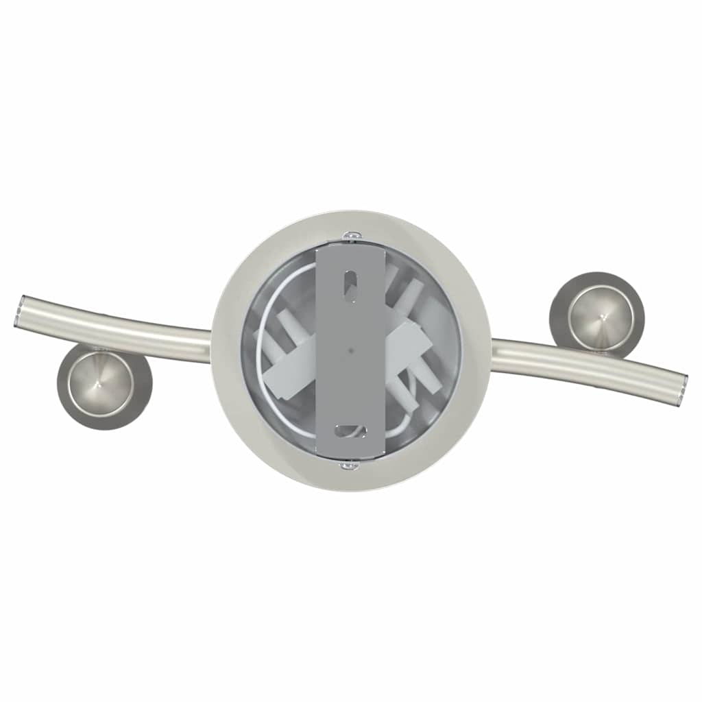 Ceiling Spotlight with Spotlights Nickel 27 x 10 x 12 cm Metal