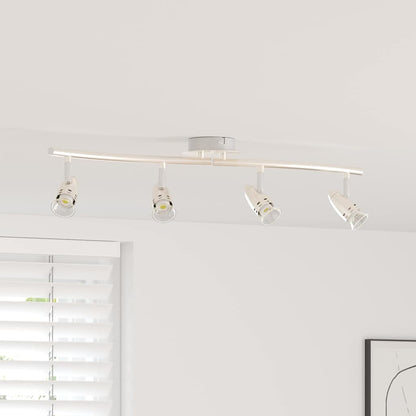 Ceiling Spotlight Nickel 61 x 10 x 12.5 cm Metal