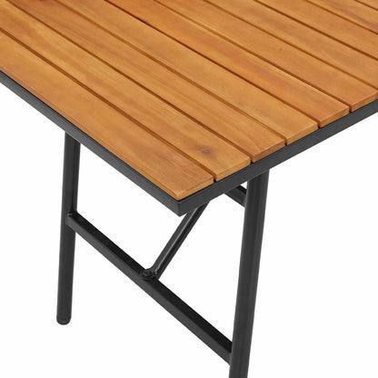 Dining Table Brown 110 x 55 x 61.5 cm Solid Acacia Wood