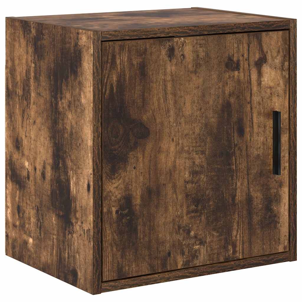 Garage Cabinets 2 pcs Smoked Oak Engineered Wood