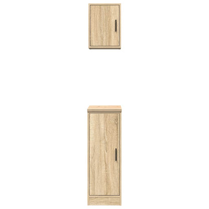 Garage Cabinets 2 pcs Sonoma Oak Engineered Wood