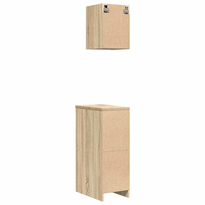 Garage Cabinets 2 pcs Sonoma Oak Engineered Wood