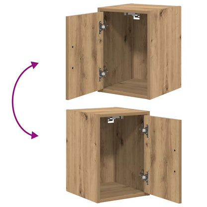 Garage Cabinets 2 pcs Artisan Oak Engineered Wood