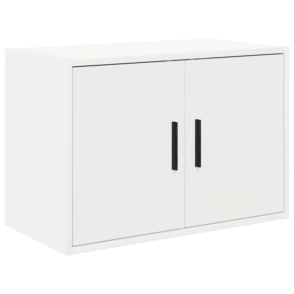 Garage Cabinets 2 pcs White Engineered Wood