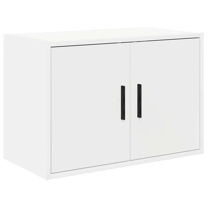 Garage Cabinets 2 pcs White Engineered Wood