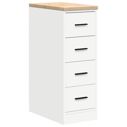 Garage Cabinets 2 pcs White Engineered Wood