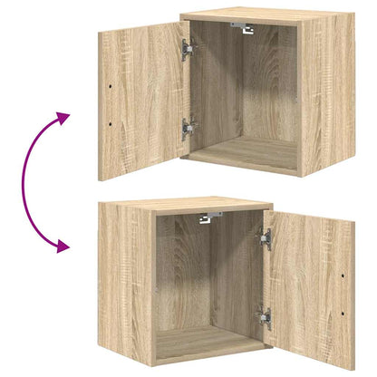 Garage Cabinets 2 pcs Sonoma Oak Engineered Wood