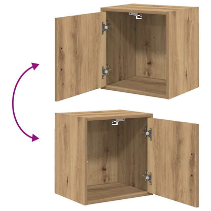 Garage Cabinets 2 pcs Artisan Oak Engineered Wood