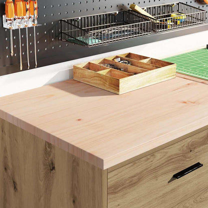 Garage Cabinets 2 pcs Artisan Oak Engineered Wood