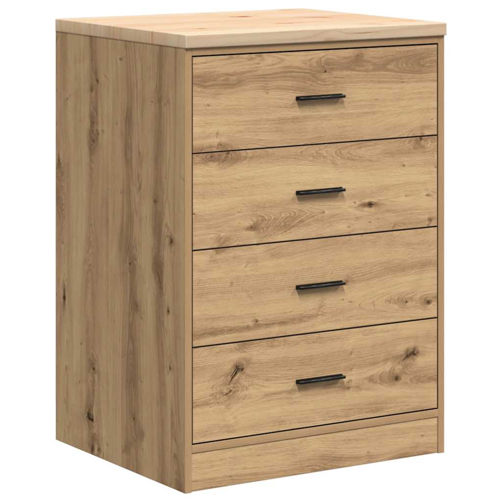 Garage Cabinets 2 pcs Artisan Oak Engineered Wood